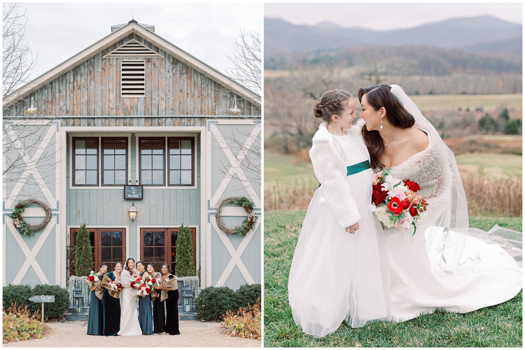 Bride and Bridesmaids photos