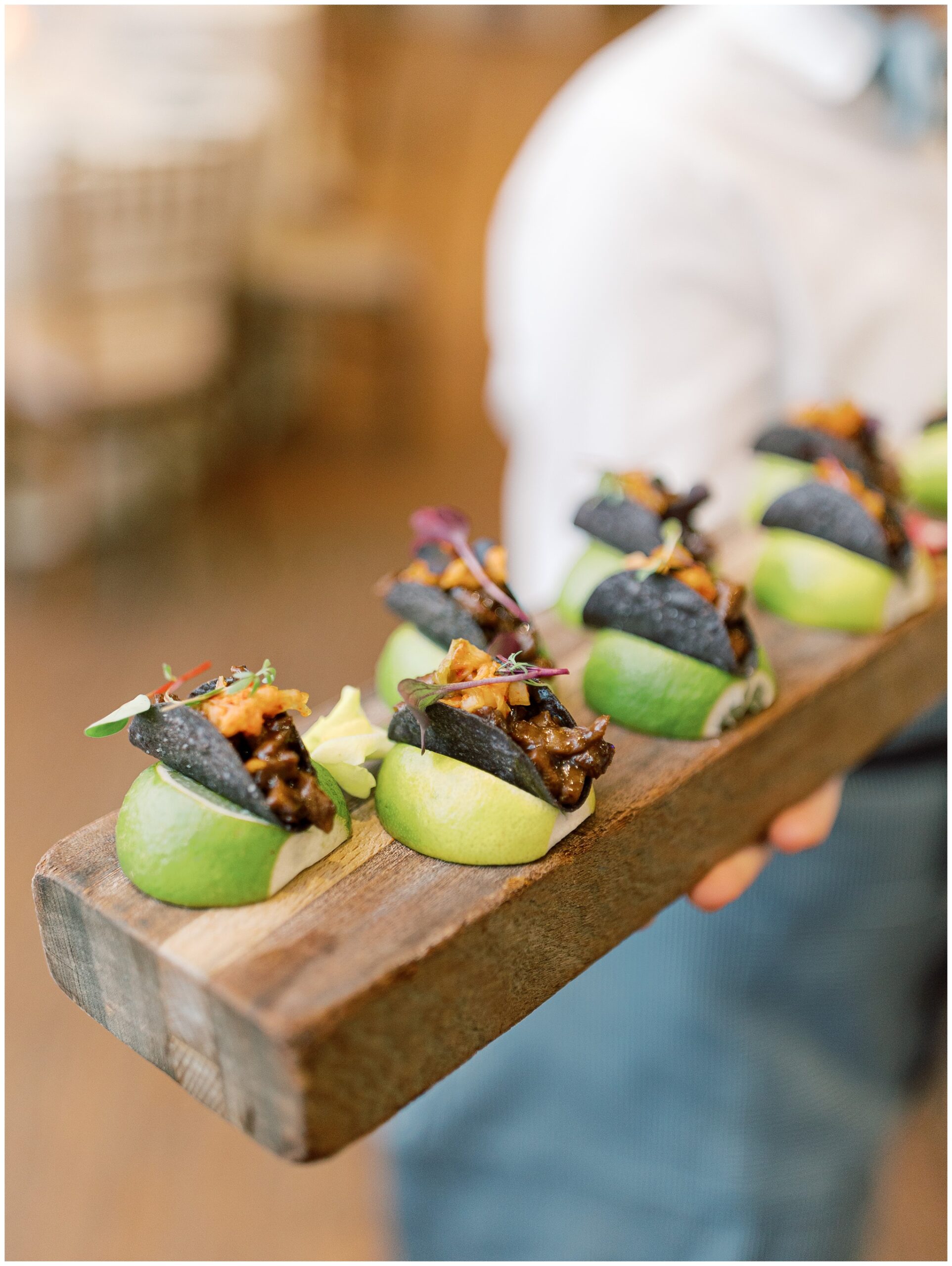 Hors d'ouvres during cocktail hour