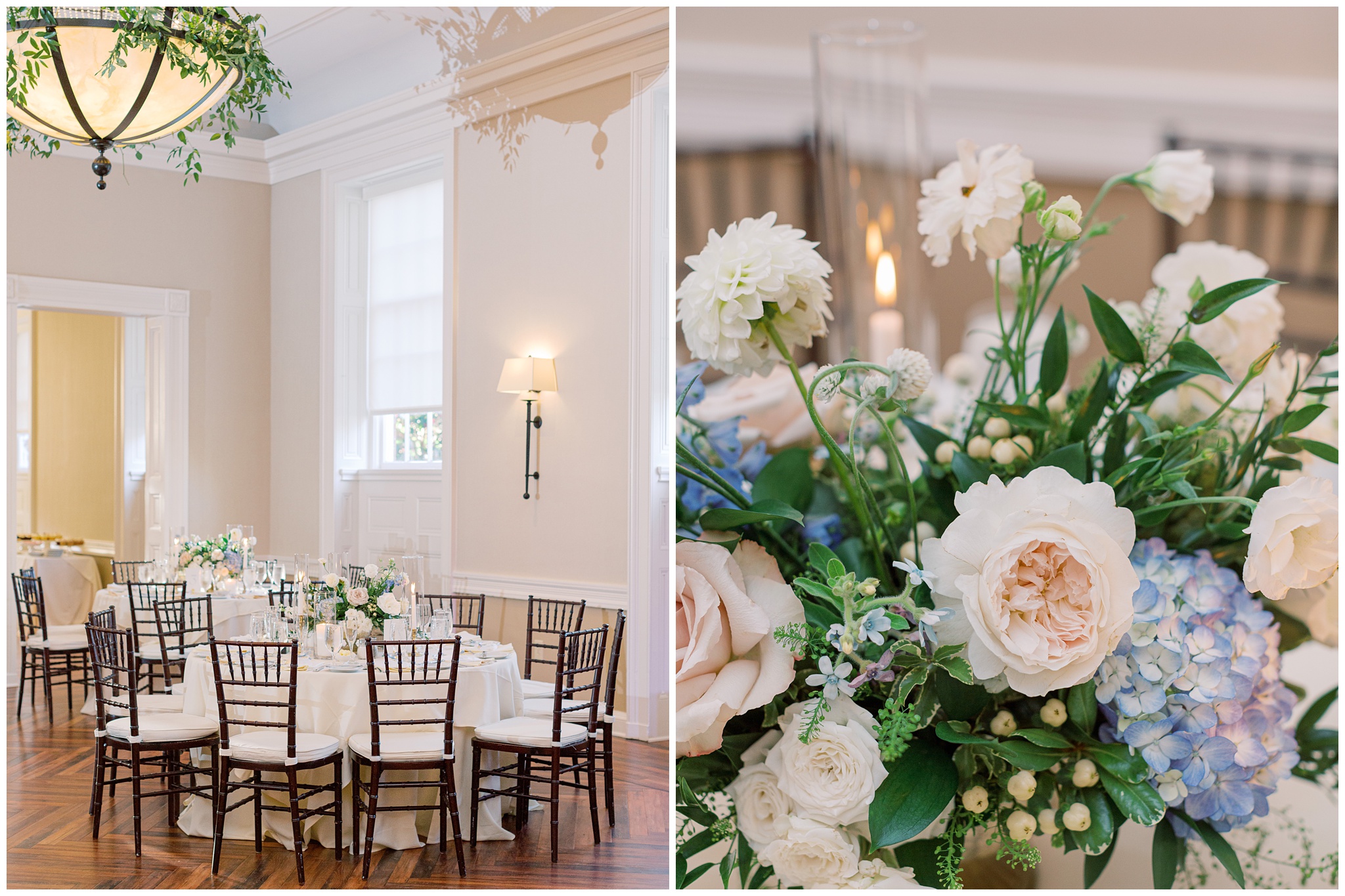 Tidewater Inn wedding reception detail photos