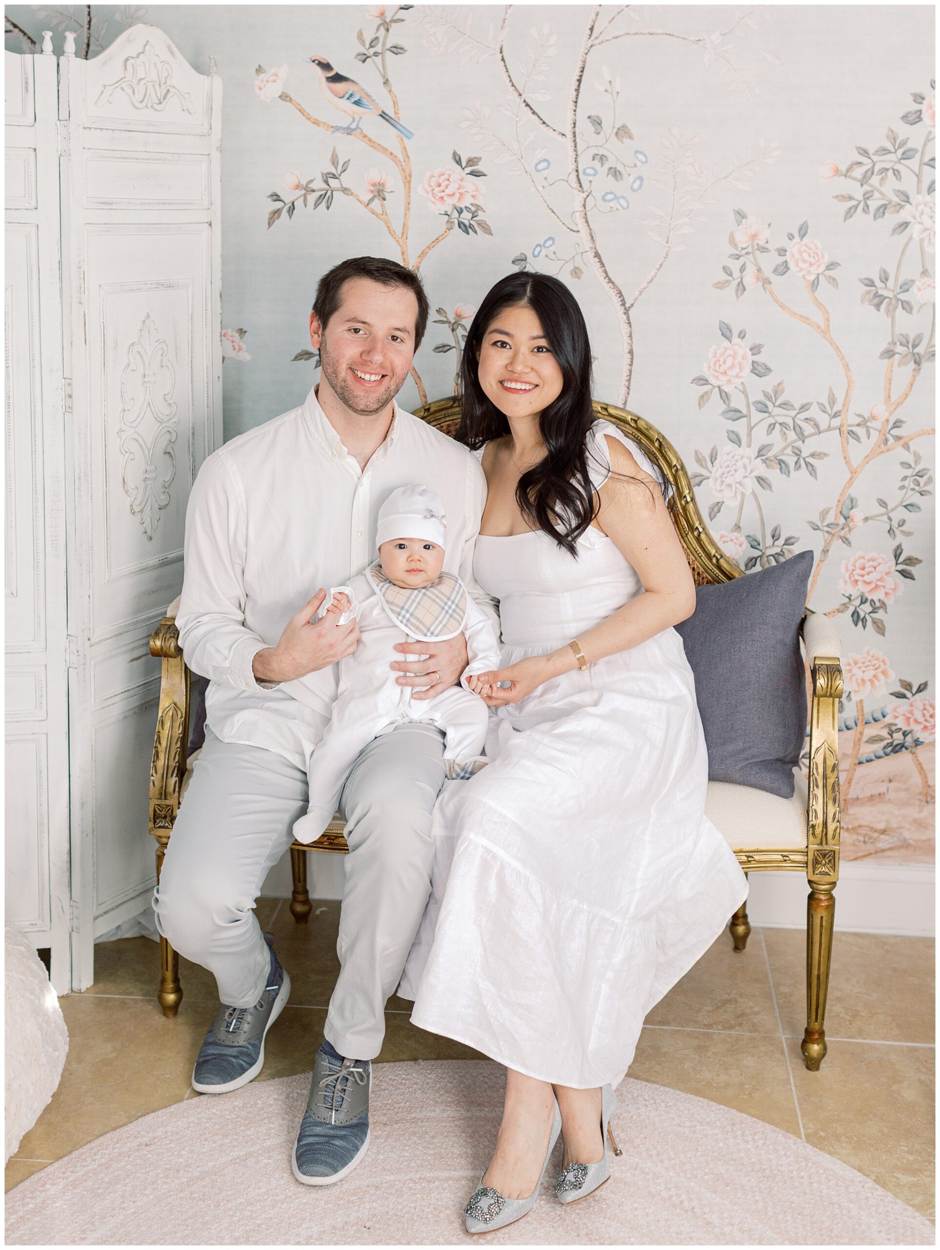 Washington DC indoor studio family photography session