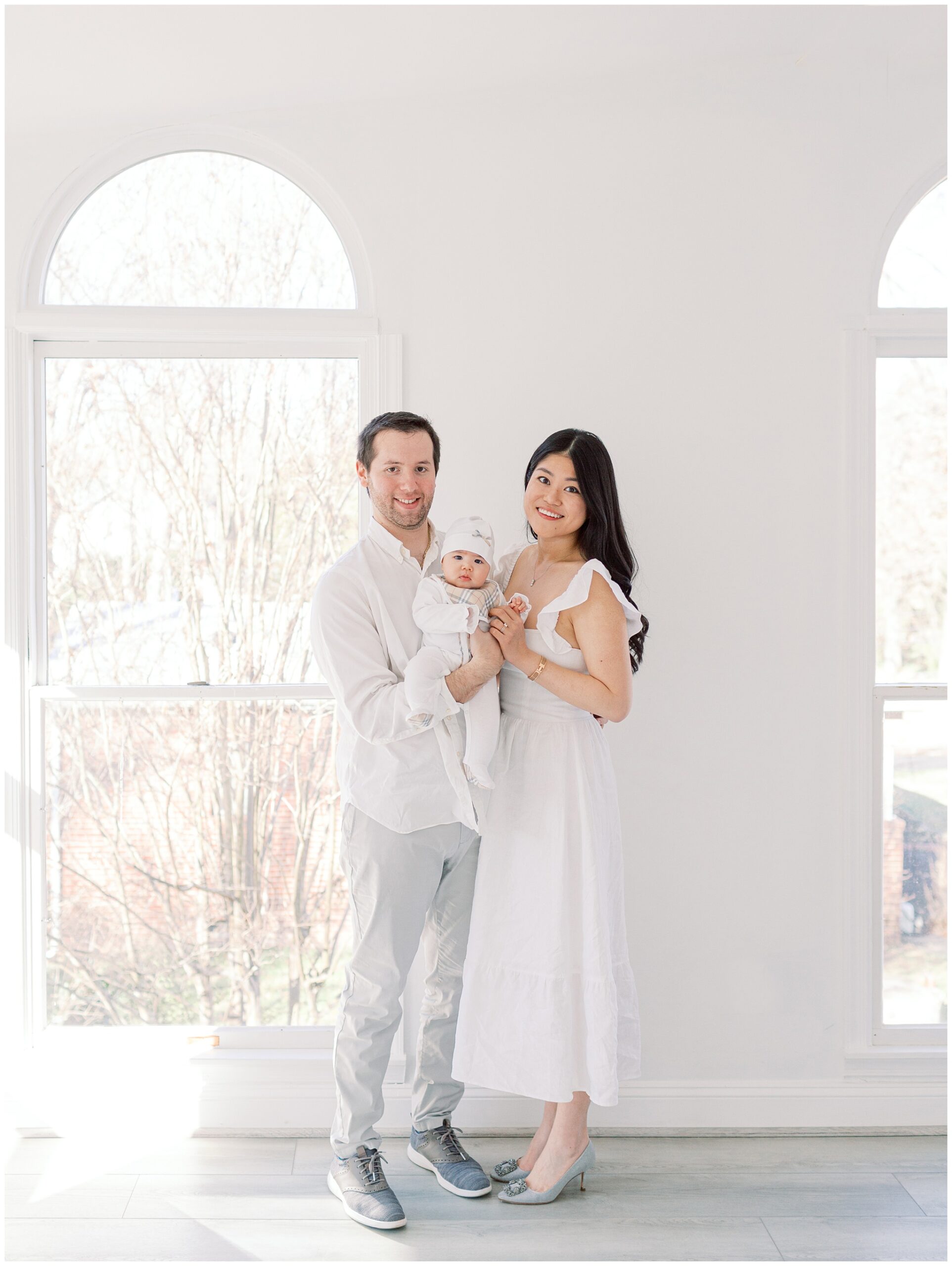 Washington DC indoor studio family photography session