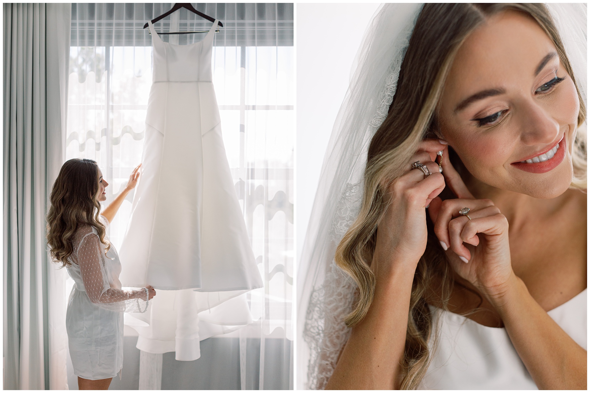 Bride getting ready photos