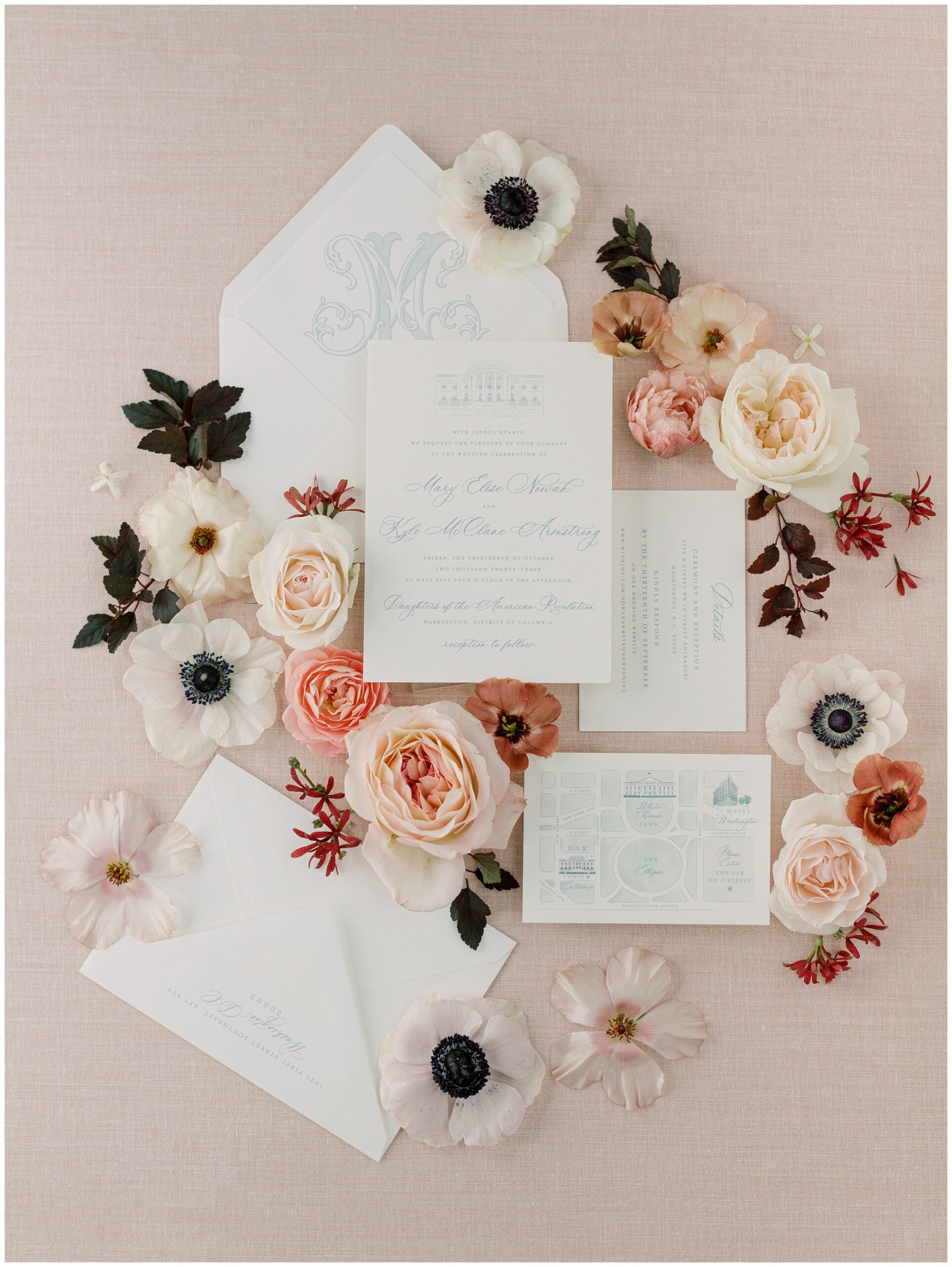 Wedding invitation suite