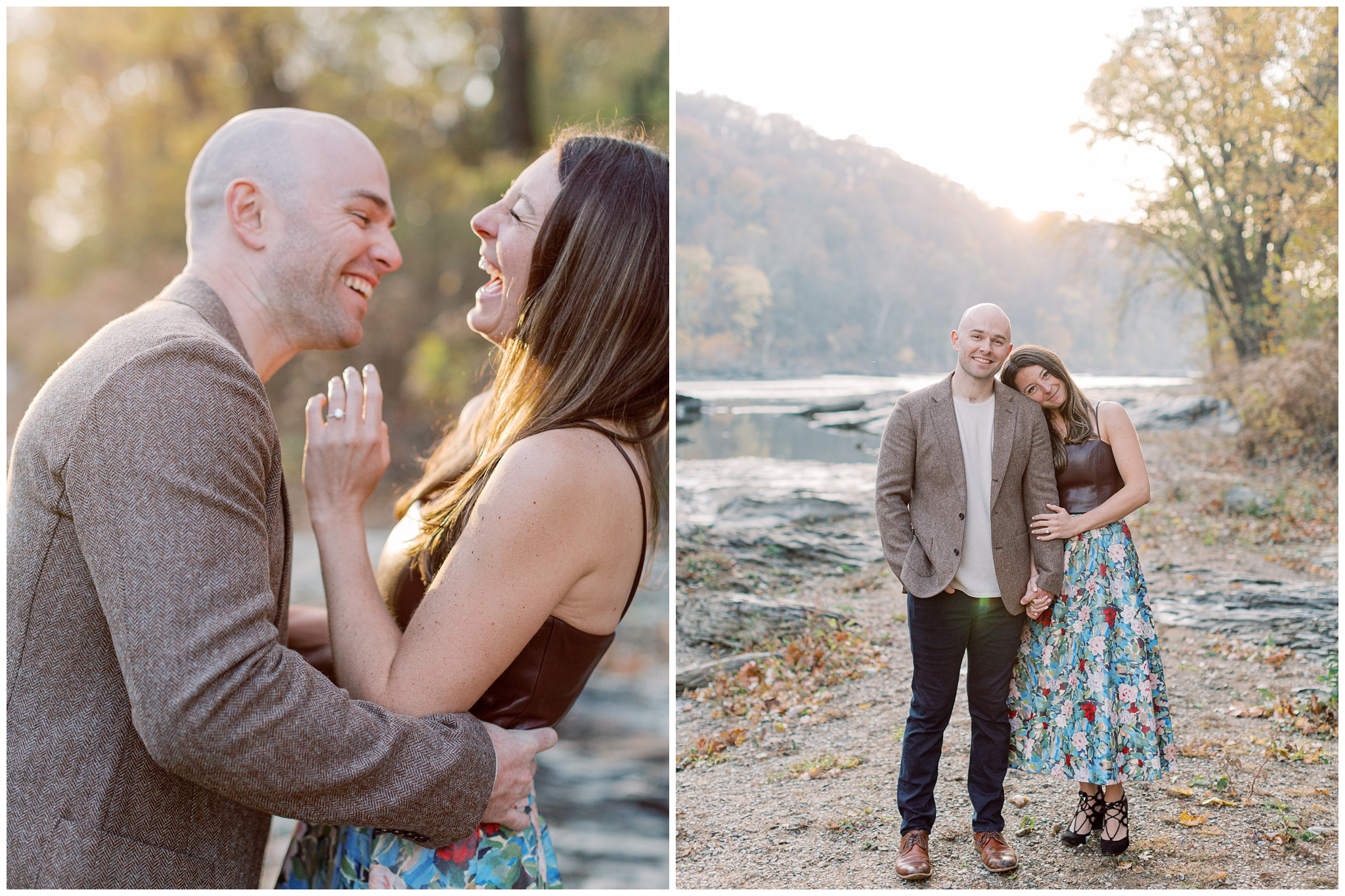 Harpers Ferry fall engagement photos