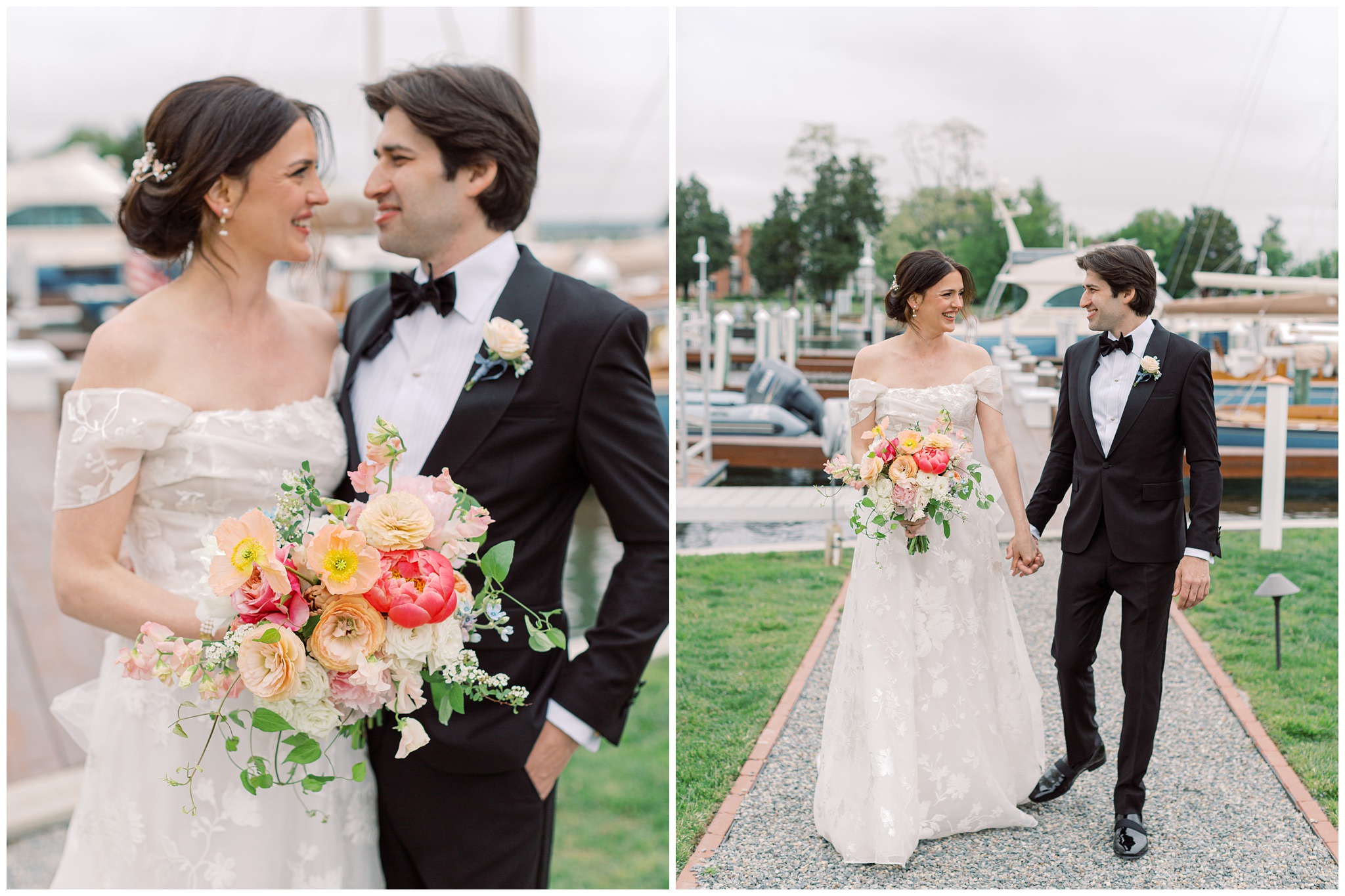 Inn at Perry Cabin wedding photos of Bride and Groom