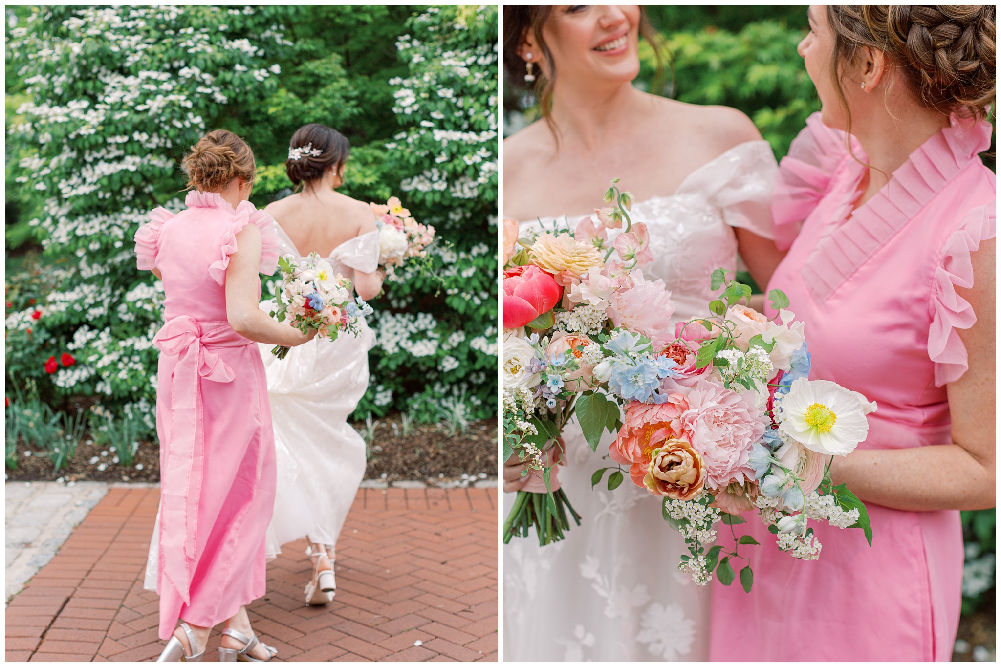 Inn at Perry Cabin wedding bride and bridesmaids photos