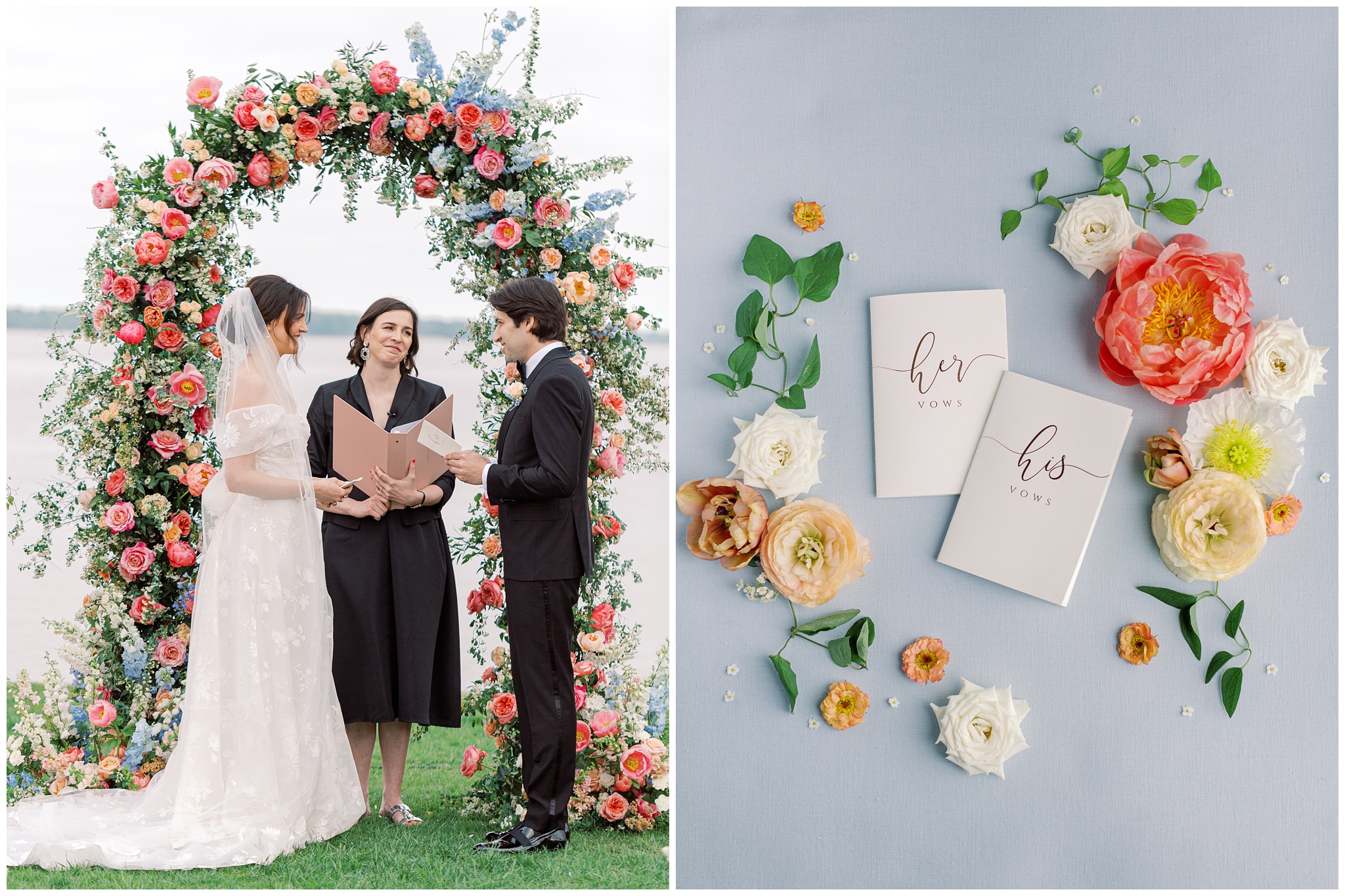 Inn at Perry Cabin wedding ceremony vows