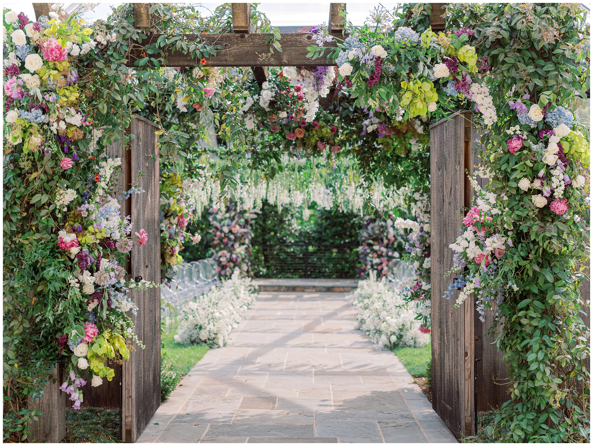 Fleetwood Farm Winery wedding ceremony