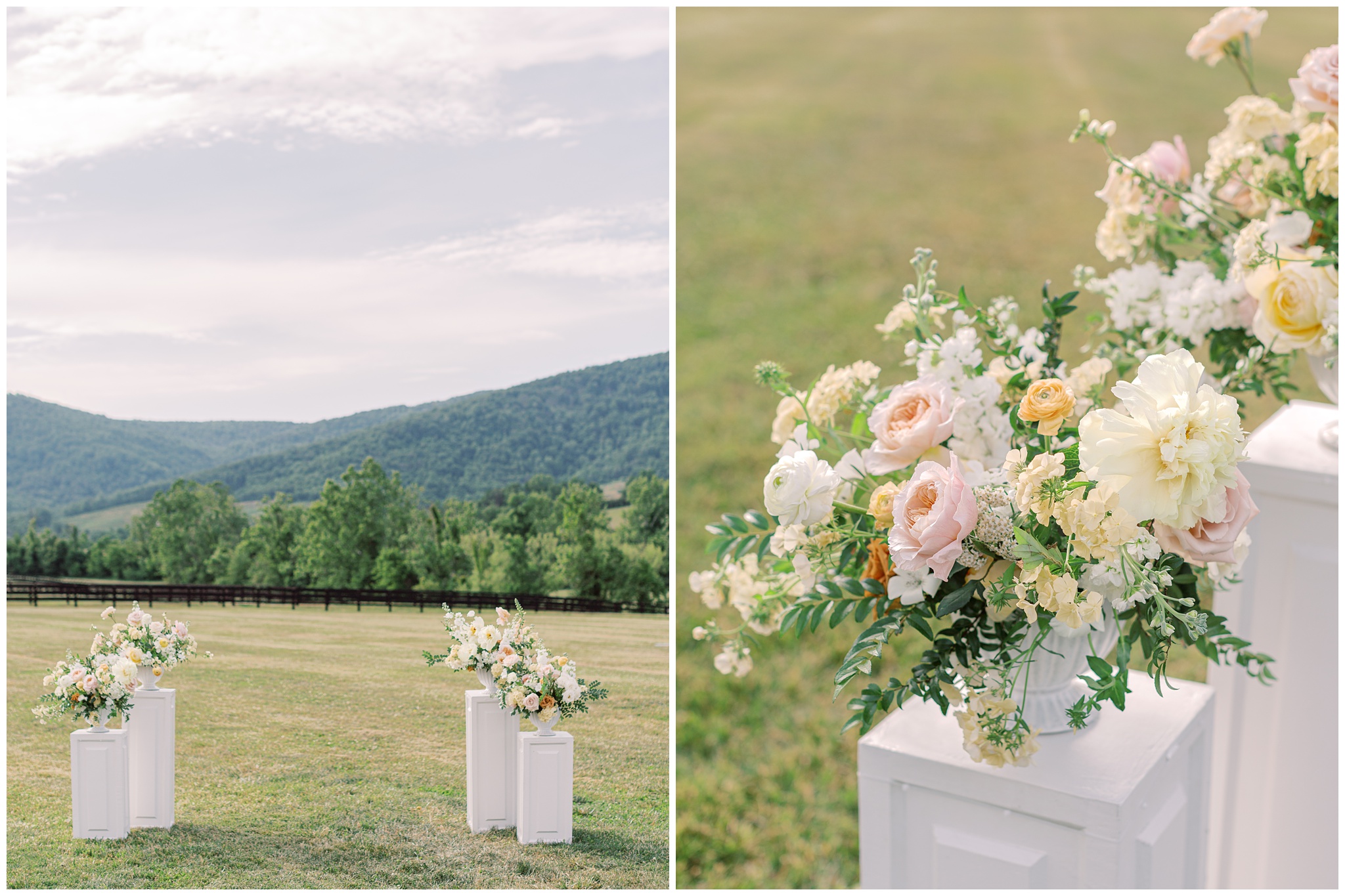King Family Vineyards wedding ceremony photos