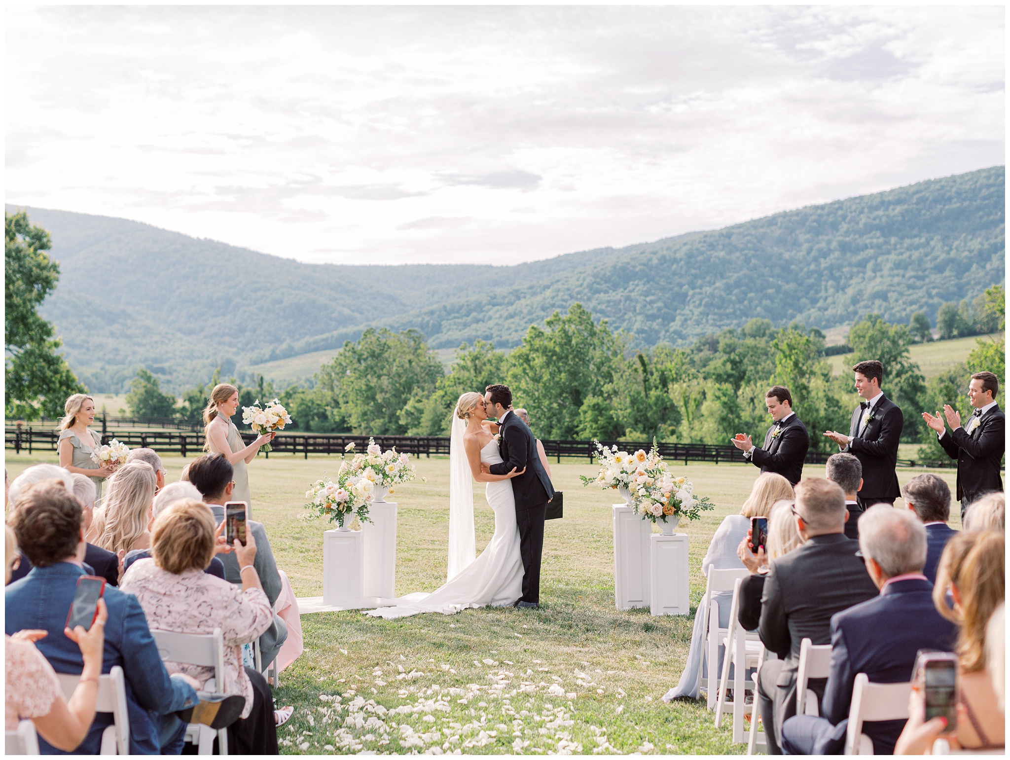 King Family Vineyards wedding ceremony photo