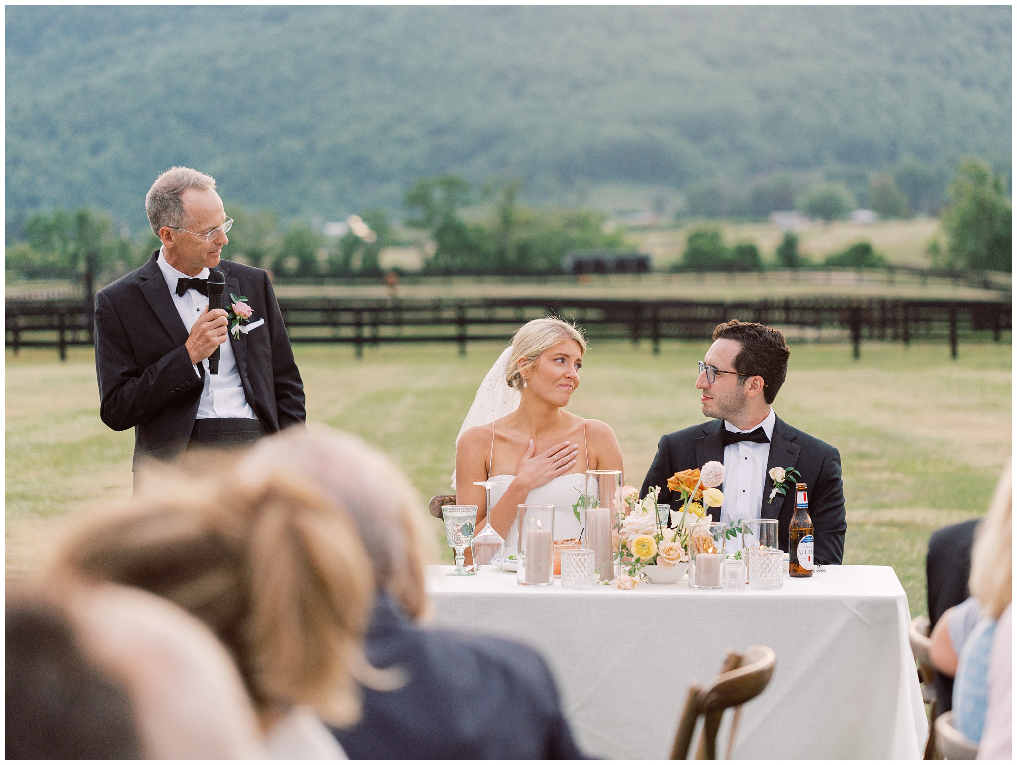 King Family Vineyards wedding reception photo