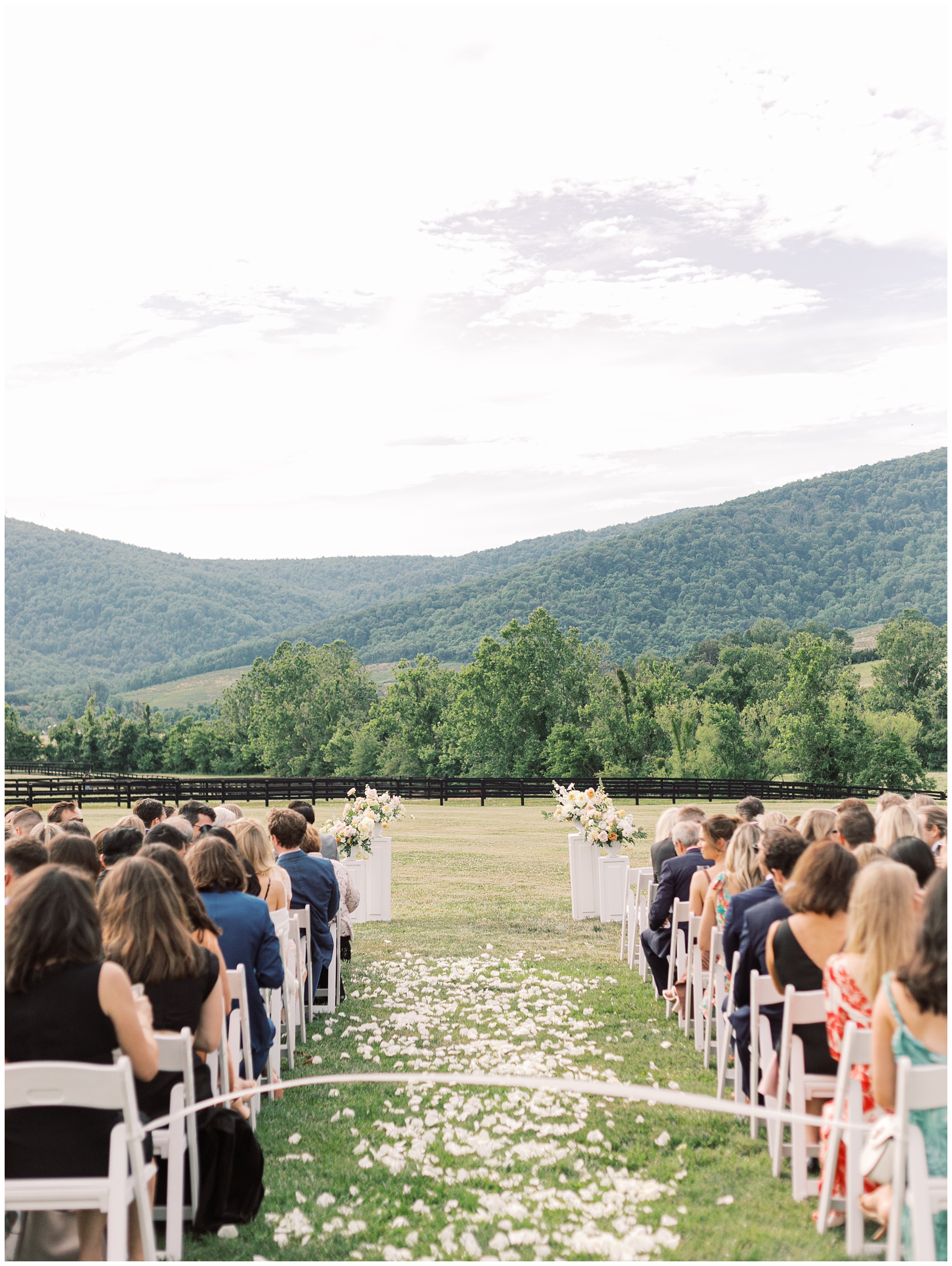 King Family Vineyards wedding ceremony photo