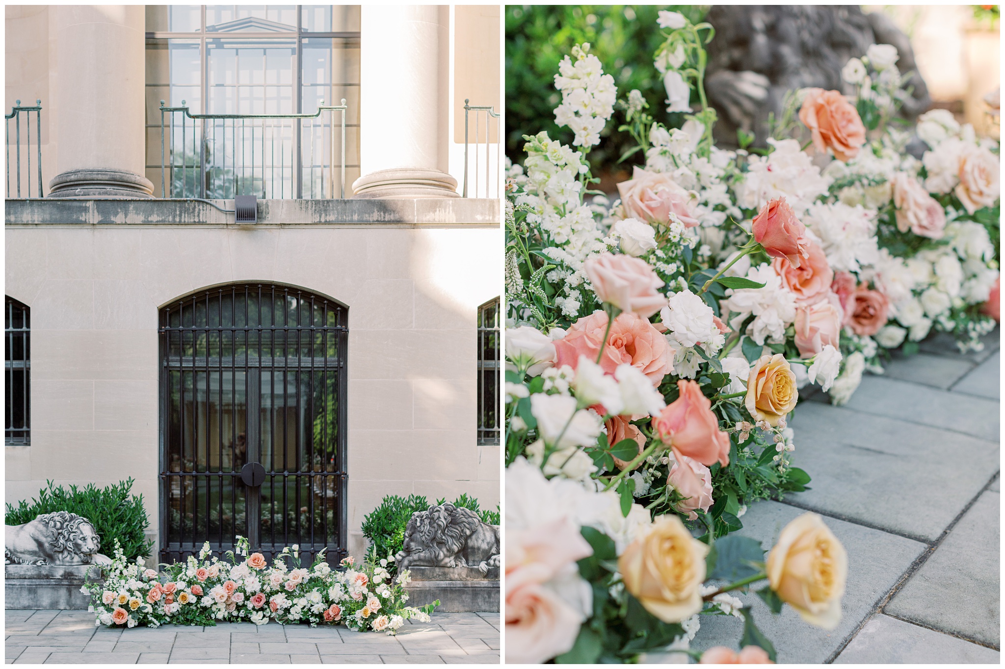 Wedding ceremony at the Baltimore Museum of Art