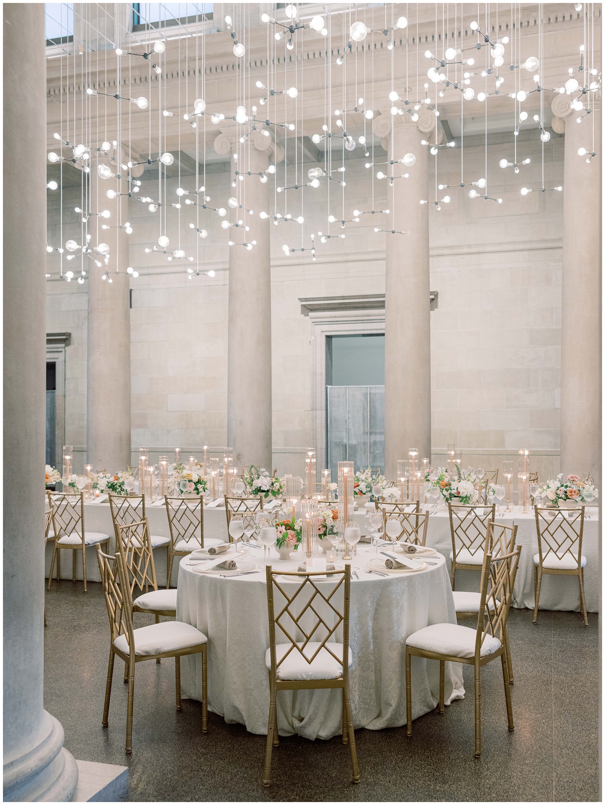 Baltimore Museum of Art wedding reception photo