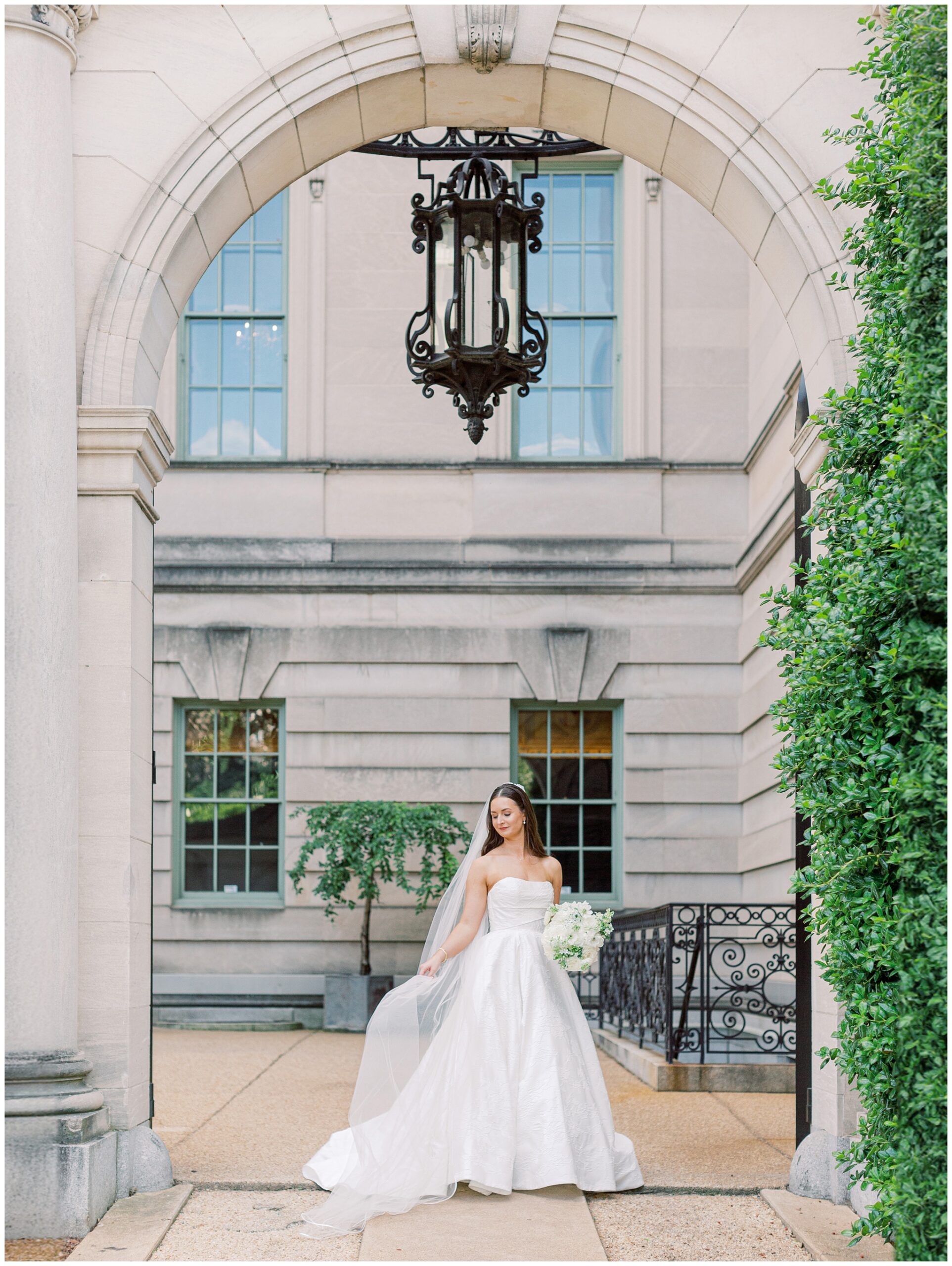 Anderson House wedding portrait of bride