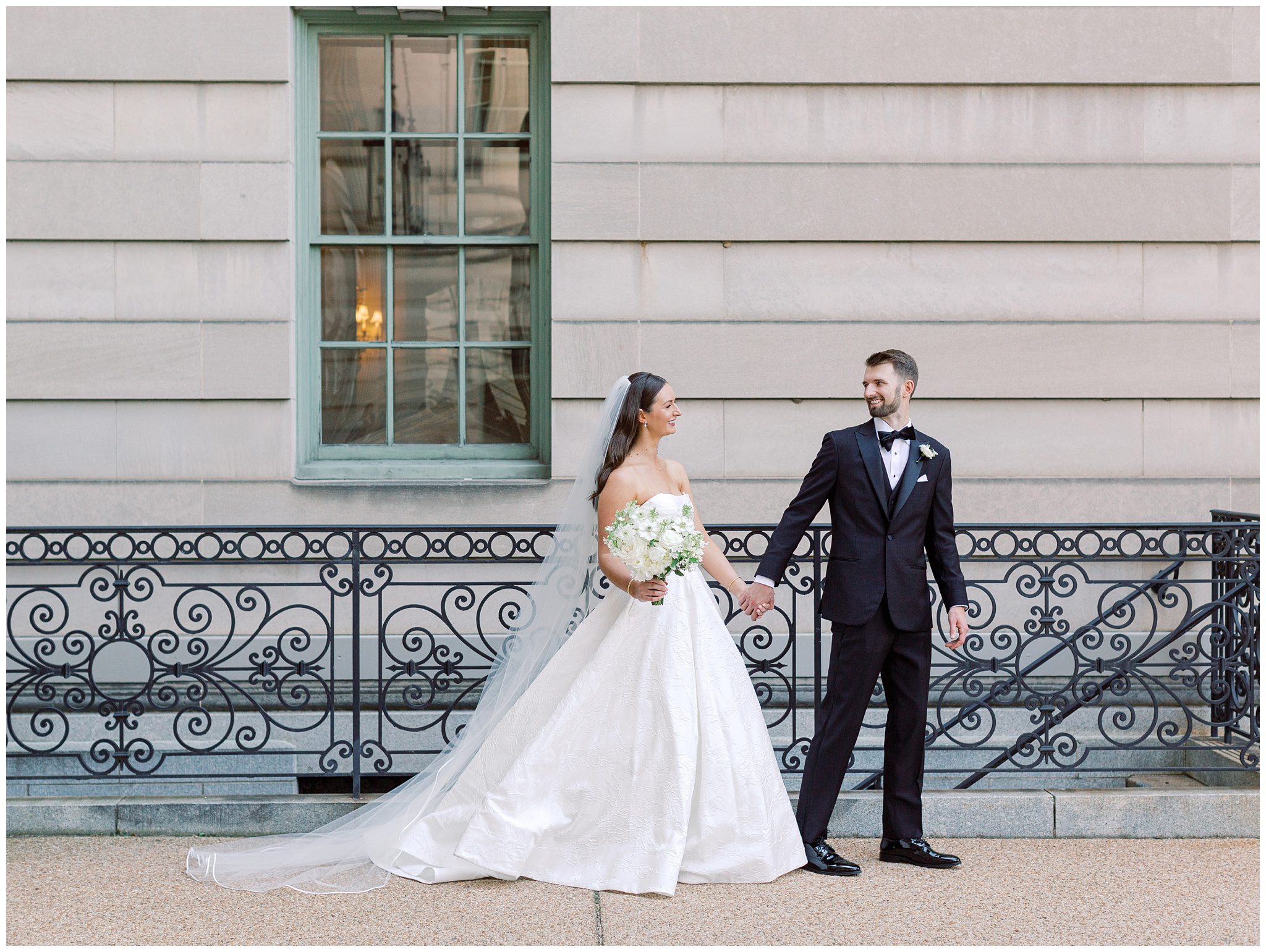 bride and groom portrait
