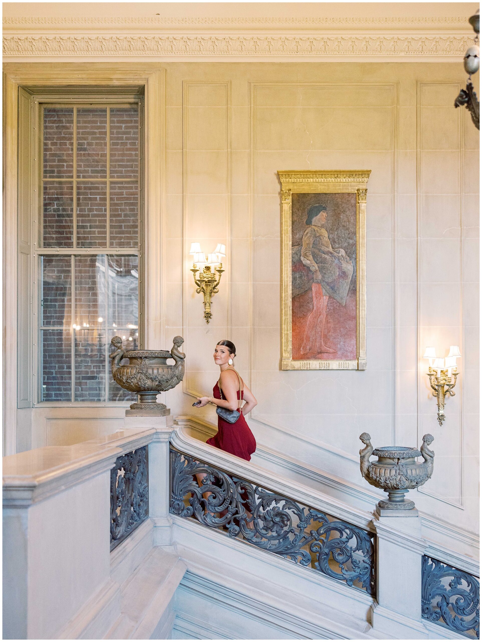 walking to cocktail hour