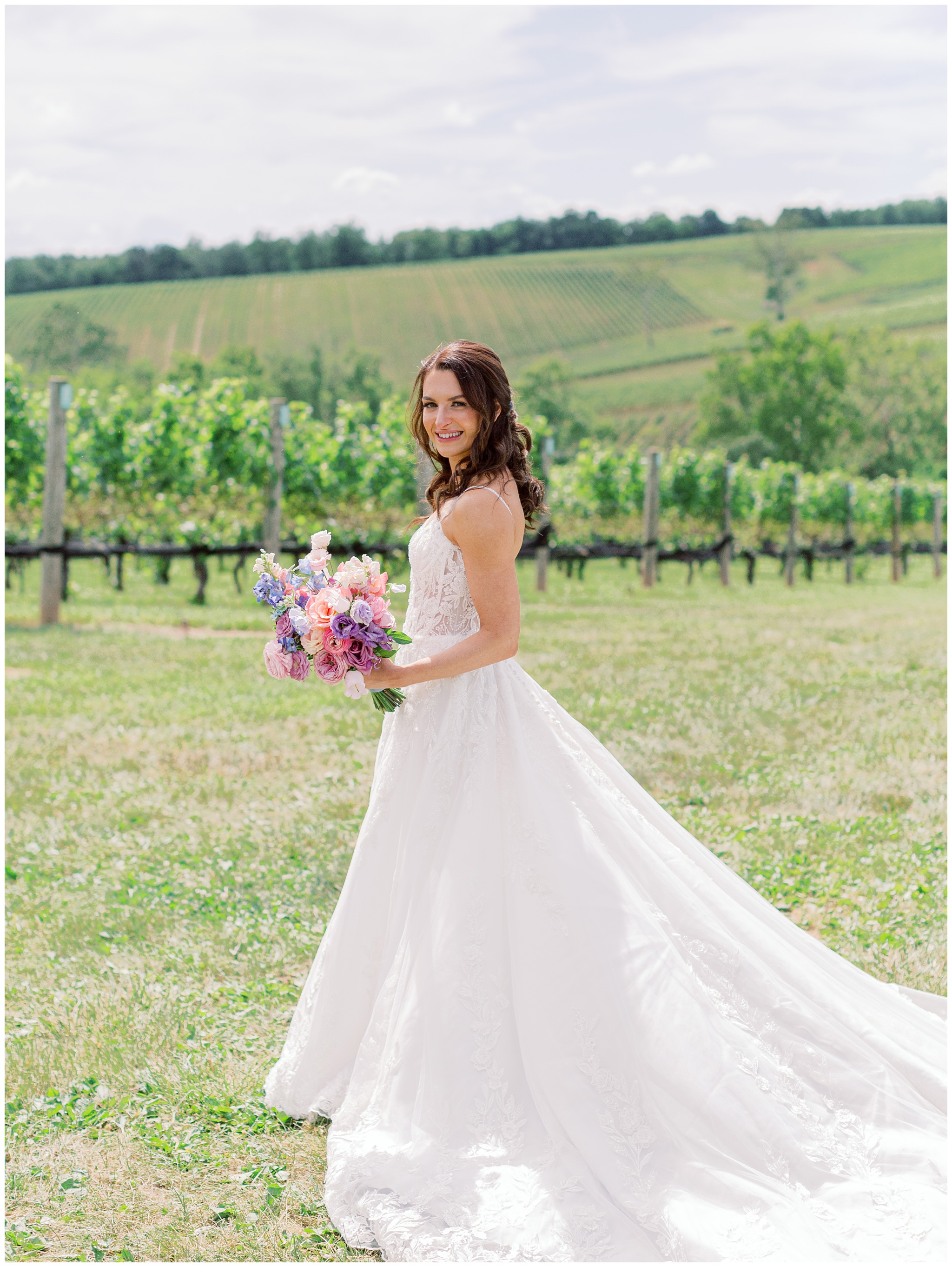 Stone Tower Winery wedding bridal portrait