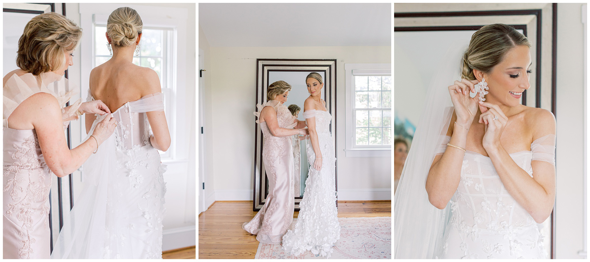 Bride getting ready photos