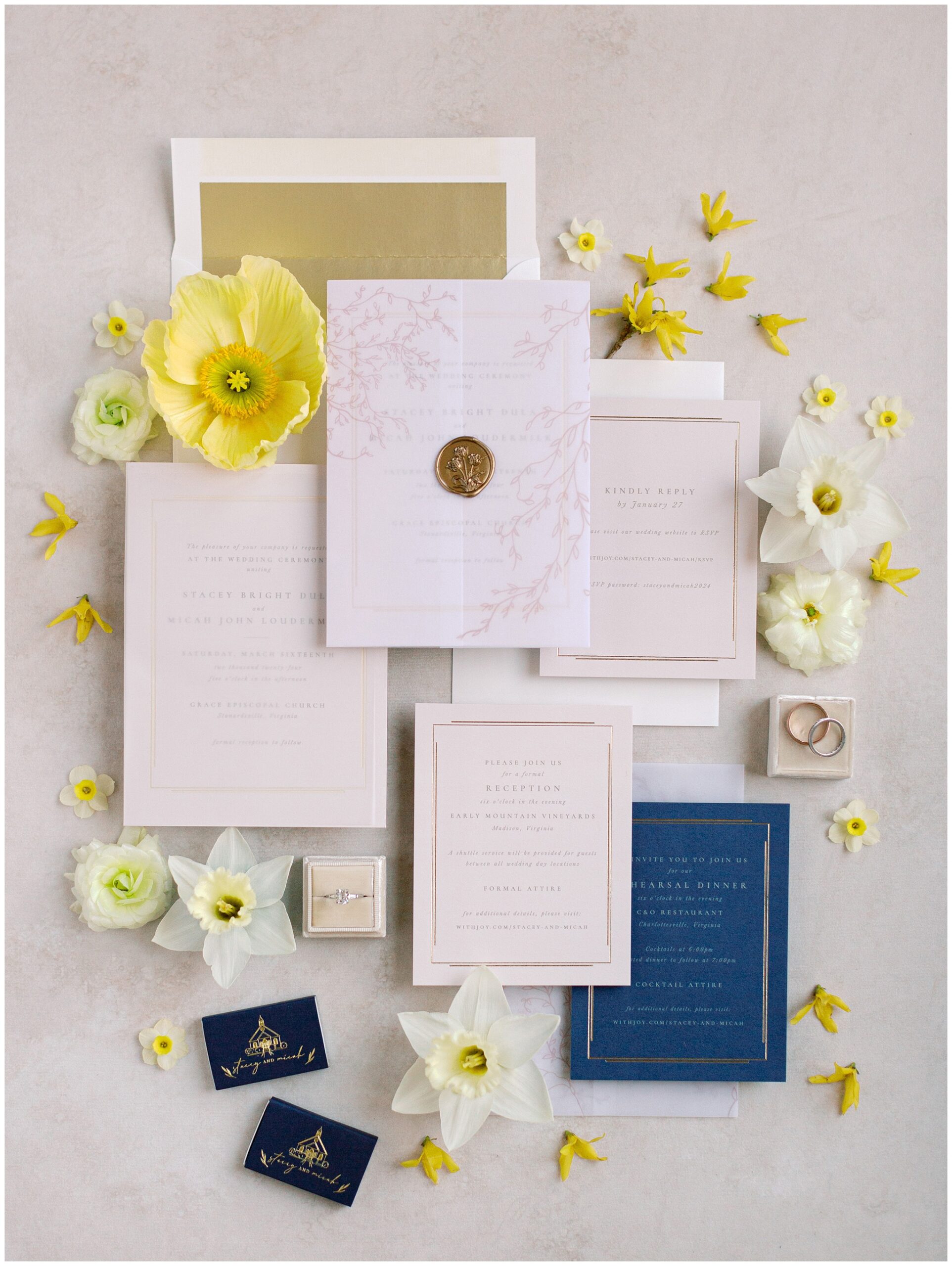 Wedding invitation suite