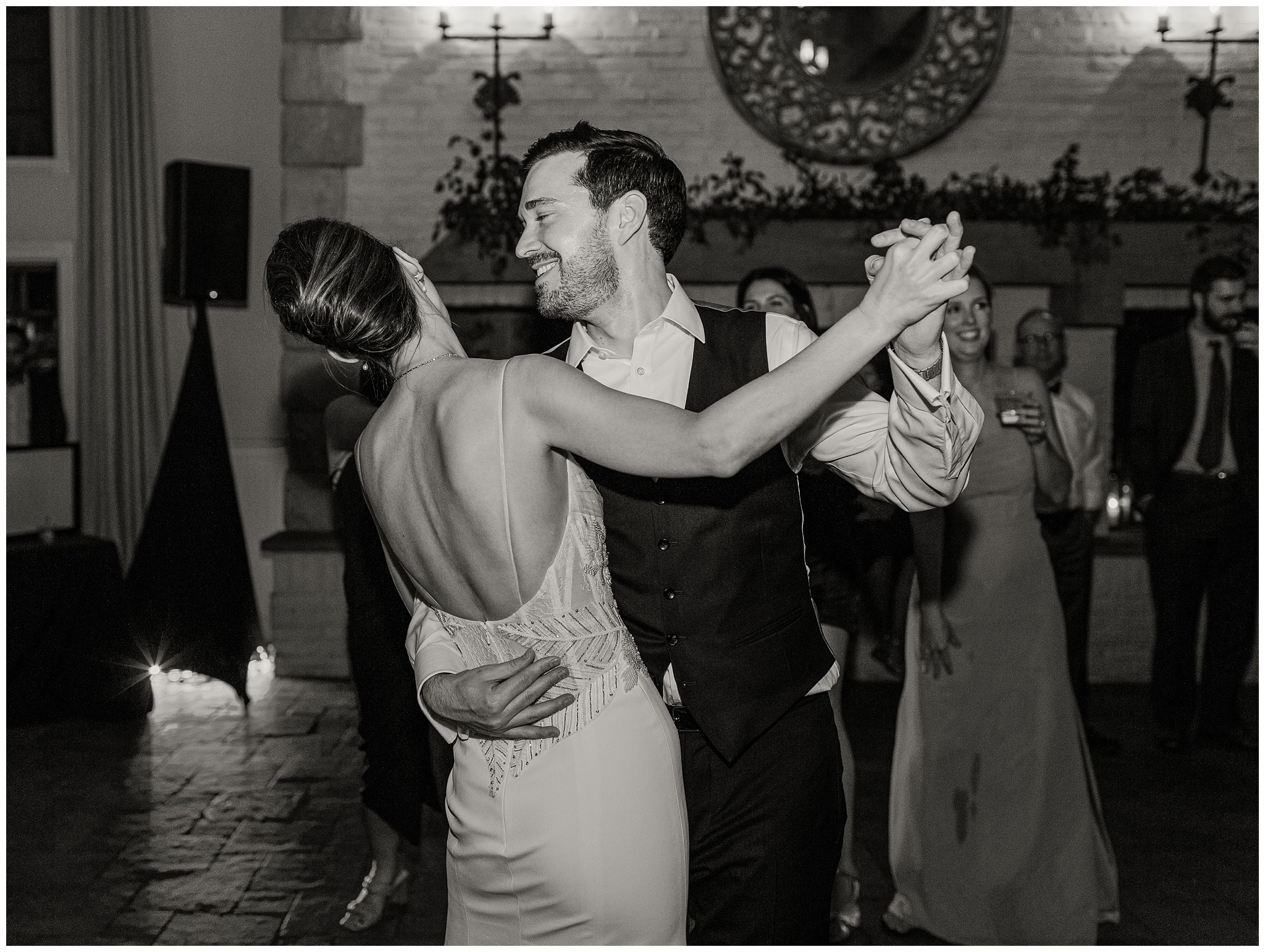 Bride and Groom dancing photos