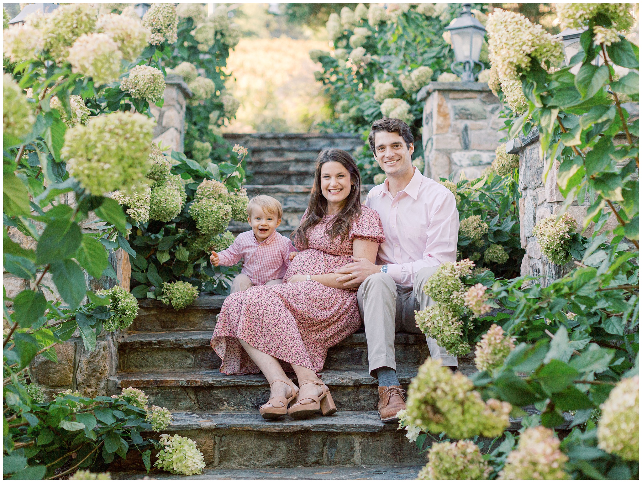Fall family and maternity session at Bluemont Vineyard in Bluemont, Virginia