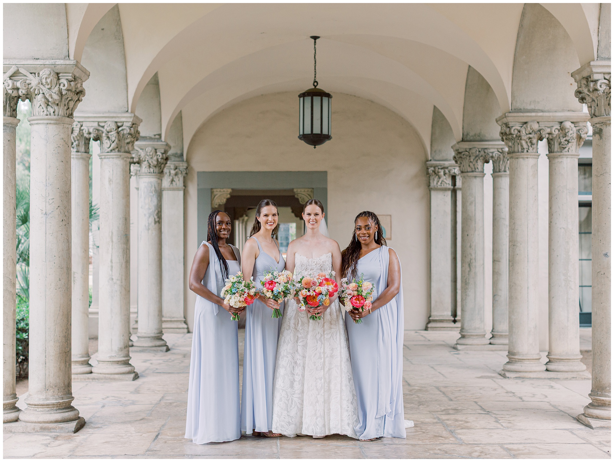 Bride and bridesmaids photos