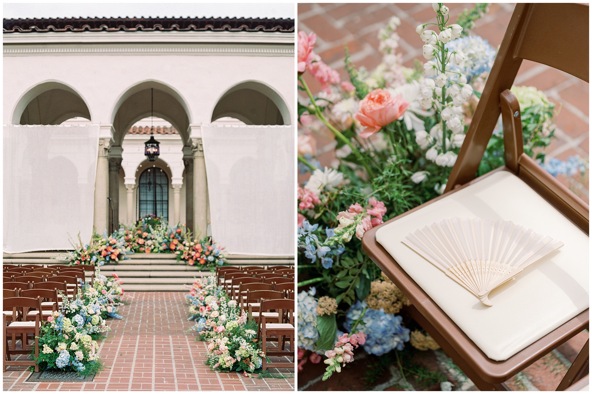 Caltech Athenaeum wedding ceremony details