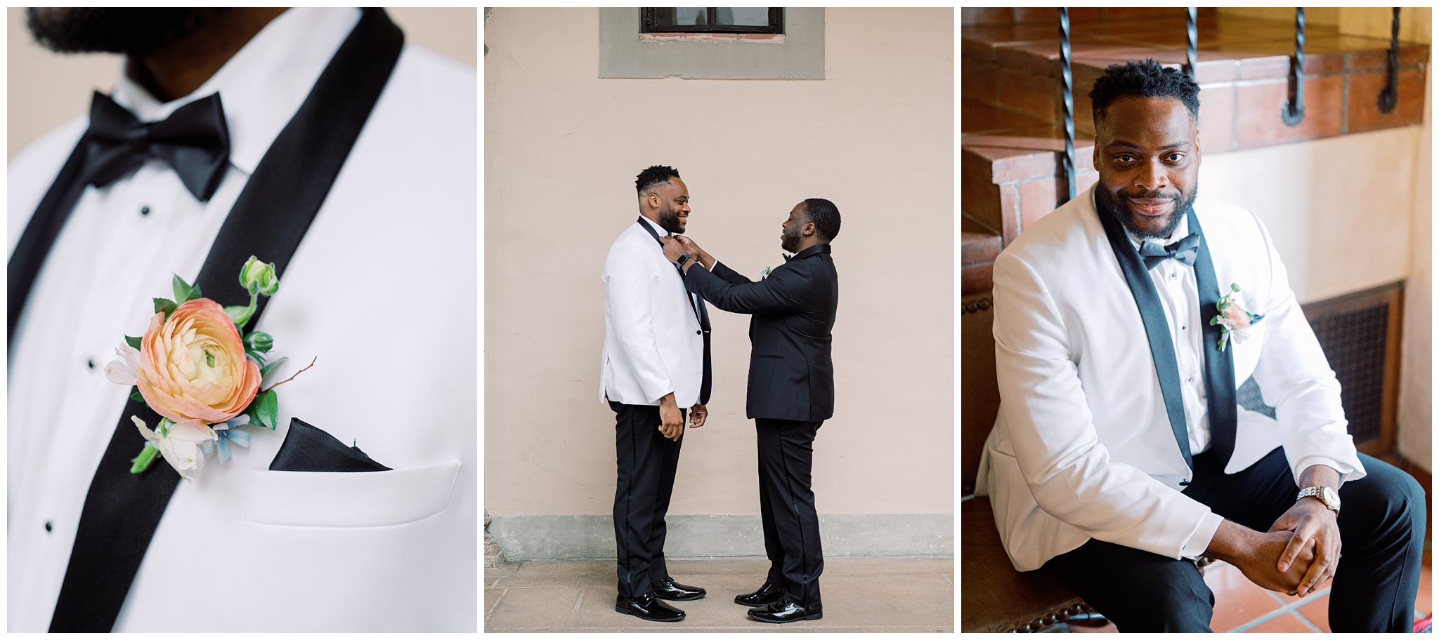 groom getting ready photos