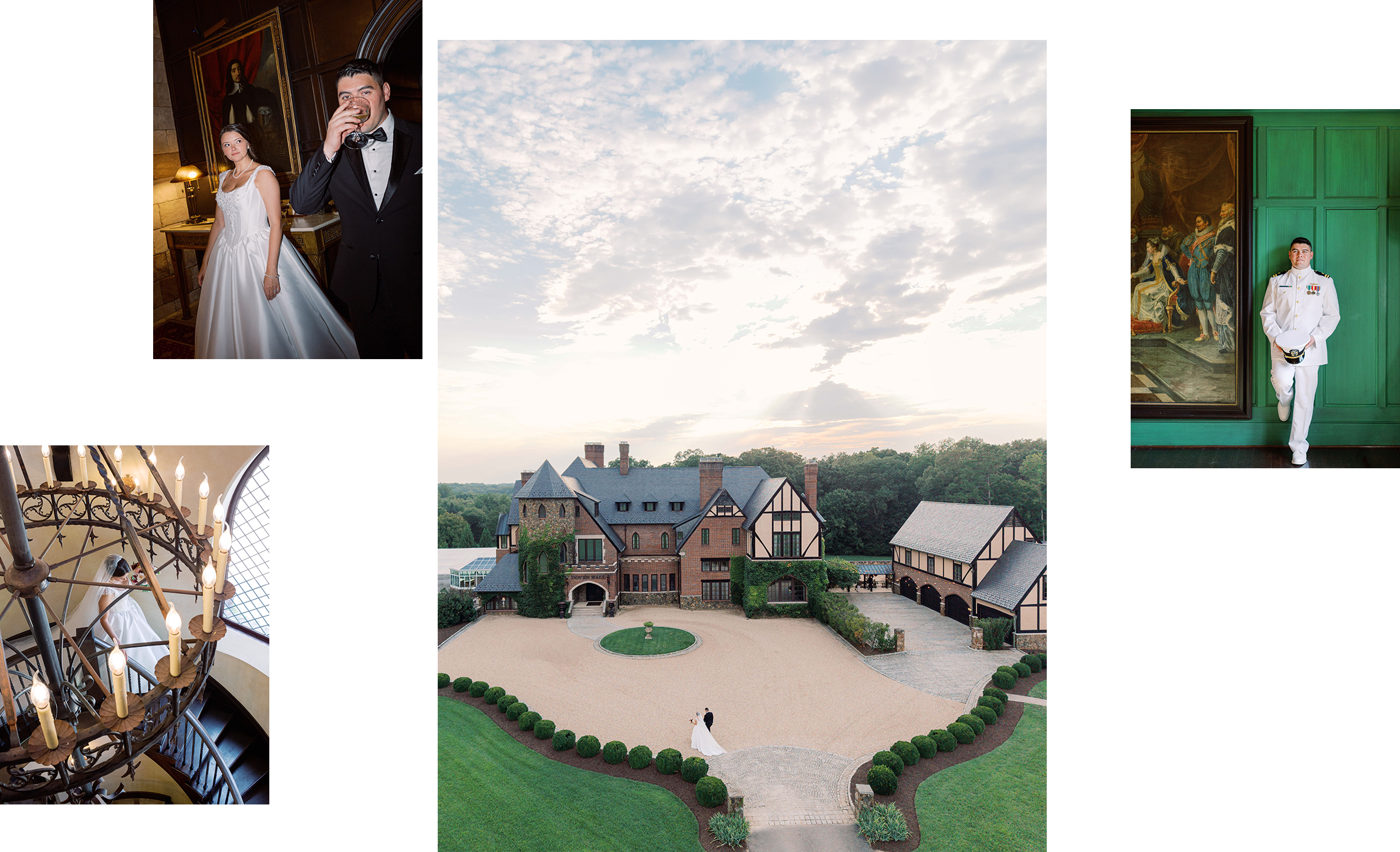 Dover Hall Estate wedding photos