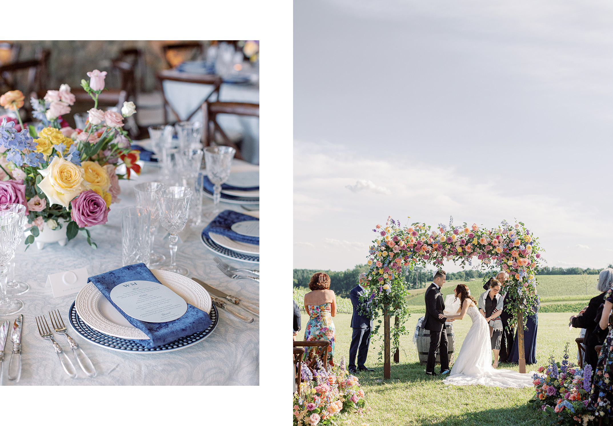 Stone Tower Winery Jewish wedding photos